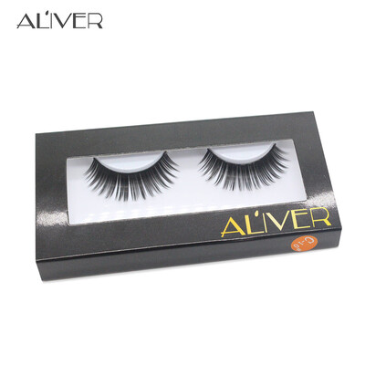 

〖Follure〗1 Pairs Thick Long Cross Party False Eyelashes Black Band Fake Eye Lashes A