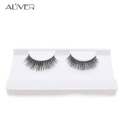 

〖Follure〗1 Pairs Thick Long Cross Party False Eyelashes Black Band Fake Eye Lashes A