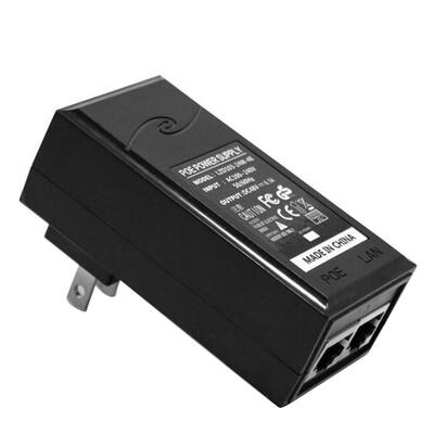 

48V 05A 30W POE Power Injector POE Ethernet Network Adapter Wall