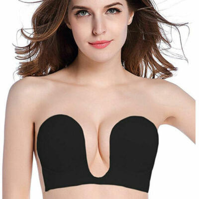 

New Silicone Stick On Push Up Gel Strapless Invisible Backless Bra Self Adhesive