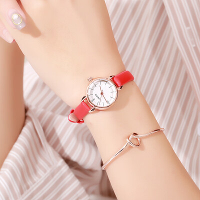 

Watch female simple&generous female student waterproof thin strap small dial Korean watch