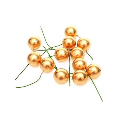 

12pcs Foam Fake Simulation Cherry Christmas Tree Decor Fruit Wreath Ornament Christmas Tree Jewelry Accessories