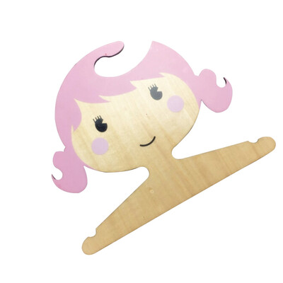 

Cartoon Wooden Baby Clothes Wood Hanger Children Room Hook Trend Available Cute