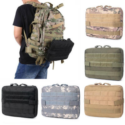 

Tactical Molle Pouch Nylon Large Magazine Organizer Utility Phone Medic Belt Bag