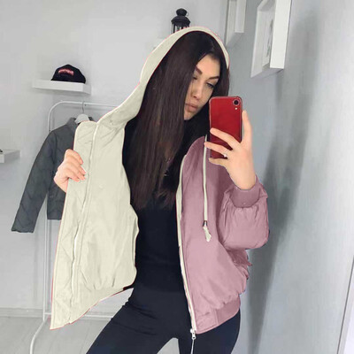 

Tailored Women Winter Hooded Warm Thick Outerwear Coat Slim Cotton-padded Jacket