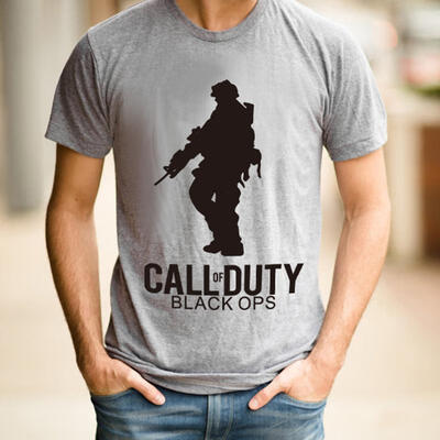 

Mens T-shirt Summer Short Sleeve T-Shirt Mens Round Neck Print T-Shirt Fashion Casual T-Shirt Call Of Duty T-Shirt