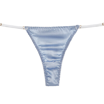 

Women Low Waist Silk Comfortable Breathable Sexy Triangle Brief Underwear