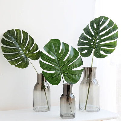 

3PCS Leaf Fresh Style Home Office Artificial Plant Decor Tabletop Flower