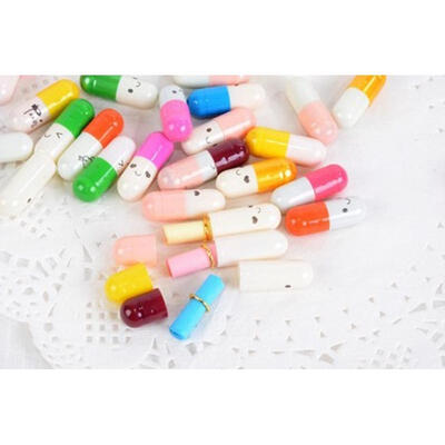 

Cute 50 Message Capsule Letter Cute Love Message in a Bottle Color Pill