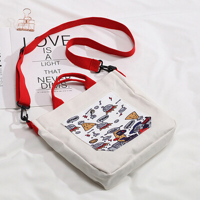 

Tailored Fashion Women Buckle Purse Shoulder Bag Zipper Handbag Phone Bag Canvas Bag