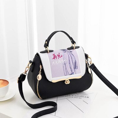 

Bag girl new fashion ins super hot Korean version of single shoulder bag 100 straddling bag girl bag simple