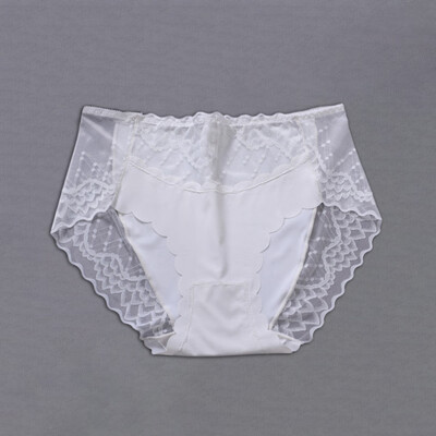 

Womens Lace Panties Sexy Mid Waist Breathable Lingerie Knickers Briefs Bikini