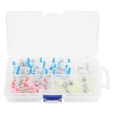 

Greensen 100pcs Professional Water Resistant Solder Ring Heat-shrinkable Tube Terminal Kit