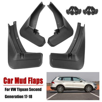 

Replacement For TiguanTiguan  2017-2018 Mud Guard Mud Flaps Car Front Rear ABS Plastic Splash Protector