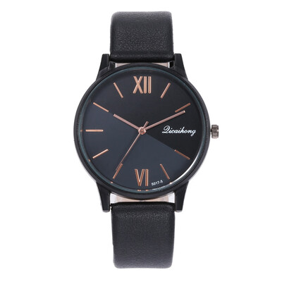 

Best selling creative Yin Yang face watch female fashion ladies casual belt quartz watch