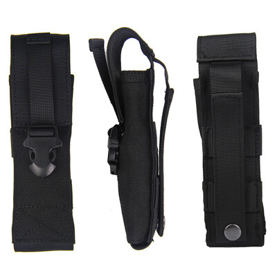 

Outdoor Nylon Flashlight Pouch Holster Belt Carry Case Holder Torch Light Bag