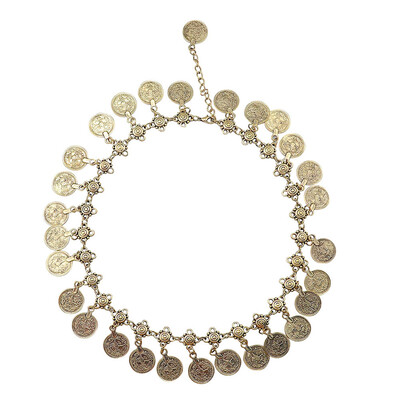 

Stylish Lady Natural Shell&Coin Necklace Personality