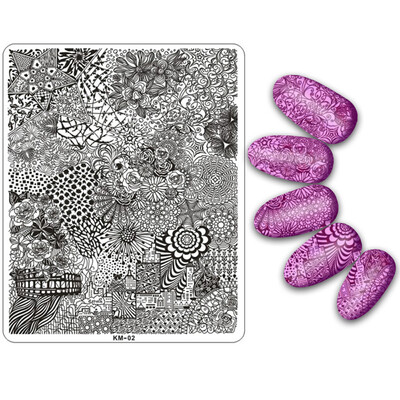 

Toponeto DIY Nail Art Image Stamp Stamping Plates Manicure Template