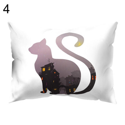 

Color Animal Printed Rectangle Throw Pillow Case Cushion Cover Home Car Decor
