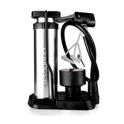 

Portable Bicycle Cycling Bike Tire Air Floor Pump With Pressure Gauge