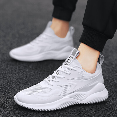 

Mens shoes white shoes mens casual sports white shoes breathable wild tide shoes