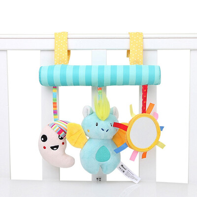 

Tailored Baby Music Baby Rattle Plush Teether Baby Carriage Hanging Bell Toy Doll