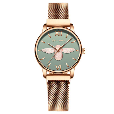 

Caseton light luxury watches women bee net red fashion trend simple temperament women watch students ins wind