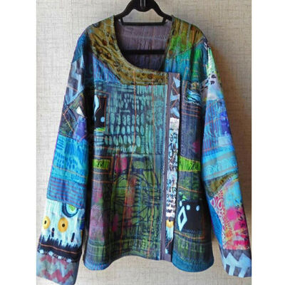

Womens Ethnic Style Tops Blouse Ladies Long Sleeve U Neck Casual Plus Size S5XL