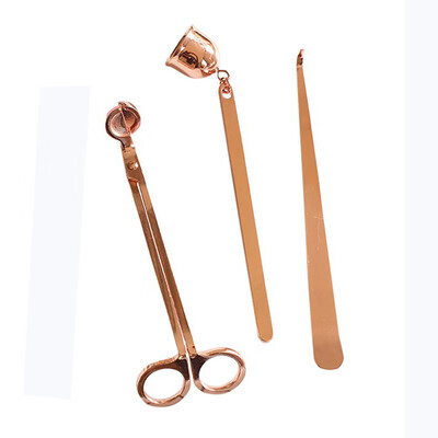 

3pcsset Aroma candle tool Bell type candle extinguisher 430 Stainless Steel Candle cap hook for Household