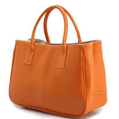 

Tailored Women Large Capacity Simple All-purpose Fashion Soft Leather Shoulder Bag Totes