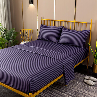 

Gobestart Bedding 4 Piece Bed Sheet Set Solid Color Comforter Set Made Of Polyester