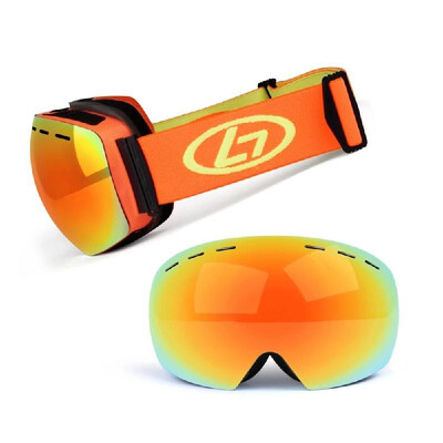

Magnetic Snowboard Snow Goggles Double-Layer Anti Fog Lens