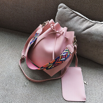 

2018 Luxury Handbags Women Bags Designer Bow Bucket Purses&Handbags Wide Belt Shoulder Bags for Women Tote Bag Bolsa Female