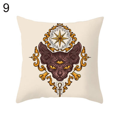 

Mandala Elephant Heart Square Throw Pillowcase Cushion Cover Home Office Decor