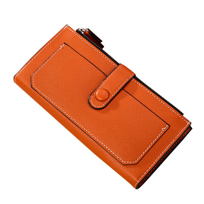 

Tailored Lady Women Leather Clutch Wallet Long Card Holder Case Purse Handbag Beige