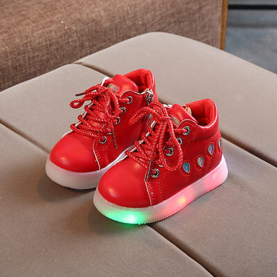 

2019 new Kids PU Material Fashion Toddler Soft Bottom Shoes Star Pattern Baby Girl Cute Lace-up Sports Shoes 0-18M X2