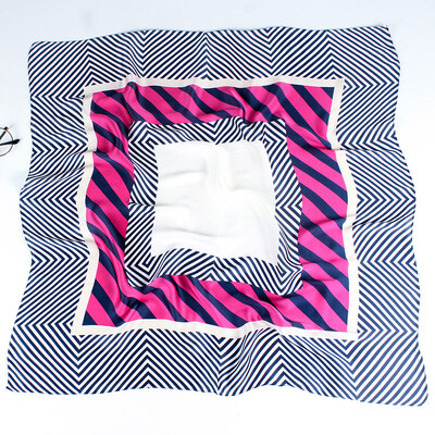 

New scarf female Korean version of the small square scarf spring&autumn tide hair band female small fresh Korean professional silk scarf decorative scarf