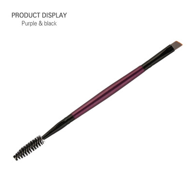 

1pcs 6 Colors Double Head Synthetic Hair Plastic Handle High Quality Pro Eyebrow & Eyelash Brush Tool Cosmetic Makeup Brush