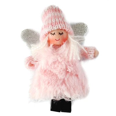 

2020 New Christmas Plush Angel Doll Creative Cartoon Wings Christmas Tree Pendant Decoration