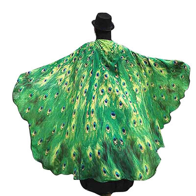 

Multi-purpose Irregular Chiffon Tapestry Beach Towel Shawl Butterfly Peacock Shape Fashionable Decoration