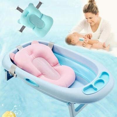 

Baby Bath Pillow Padding Soft Infant Lounger Cushion for Tub Newborn Shower Pad