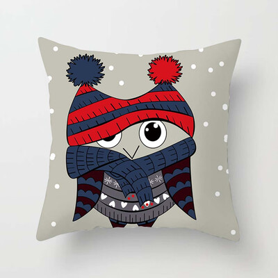 

Cartoon Animal Owl Cushion Covers Sofa Bed Throw Pillow Case Children Home Decor
