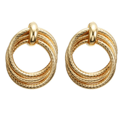 

Multicolor Metal Drop Earrings for Women Vintage Exaggeration Geometric earring Bohemian Earring Wedding Jewellery