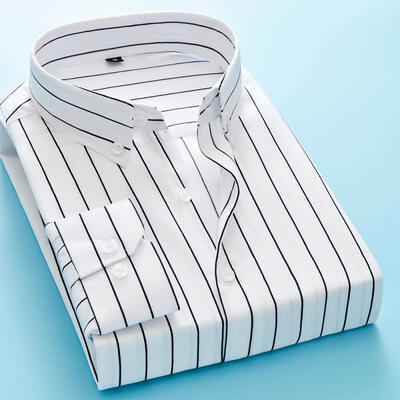 

Striped Button Down Shirts Regular Fit Long Sleeve Shirt Casual Tops For Men