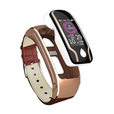 

Creatway 2019 new earphone smart watch bracelet support BT call heart rate monitor IP67 waterproof sport activity tracker