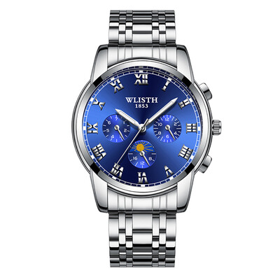

Gobestart Luxury Watches Quartz Watch Stainless Steel Dial Casual Bracele Watch