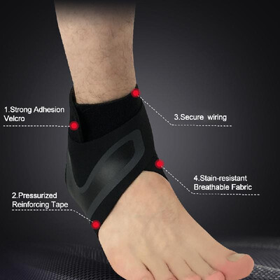 

Wholesale Sports Ankle Sleeve Compression Anti-sprain Protection Ankle Socks Outdoor Basketball Football Climbing Protection Can B