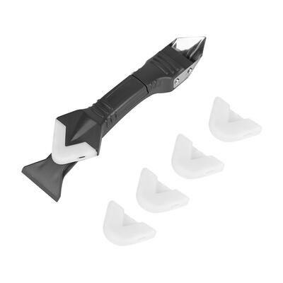 

3 in 1 Home Remover Caulk Finisher Sealant Smooth Scraper Grout Kit Tools