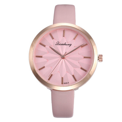 

Flower-Shaped Scale Female Watch In The Dial Simple Relogio Feminino Bussiness Orologio Donna High Quality Clock Cuckoo