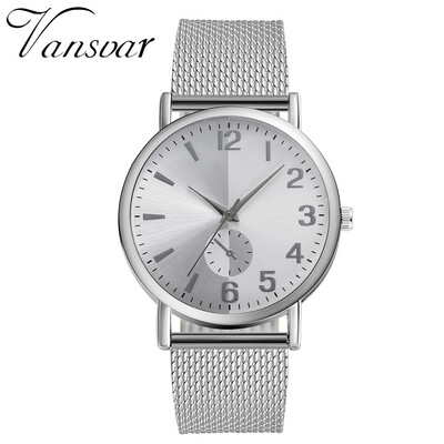 

Vansvar Wrist Watches Fashion Brand Golden Women s Watches Quartz Luxury Femeal Clock Watch Reloj Mujer 533